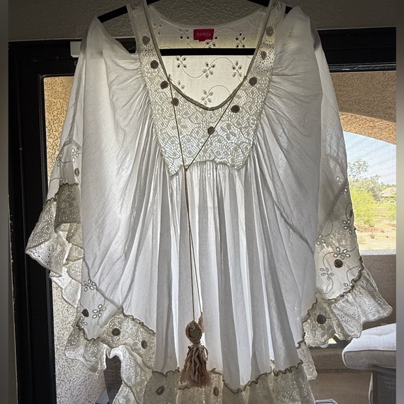 Boho Beach Poncho Cover up - Picture 7 of 12